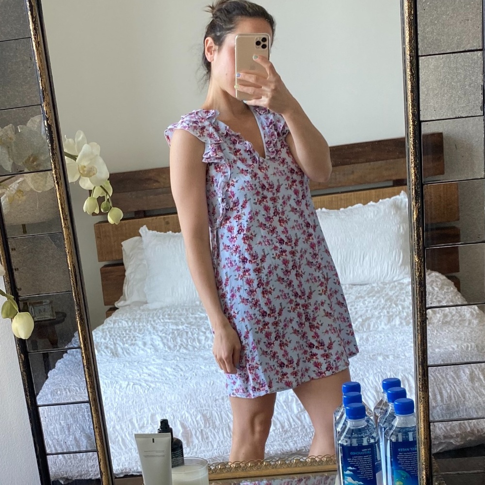 Club Monaco Floral Mini Dress